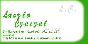 laszlo czeizel business card